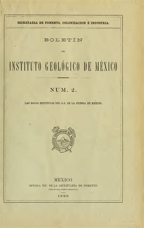 Archivos Boletín del Instituto de Geología