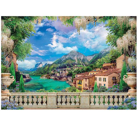 Clementoni Lush Terrace on Lake Puzzle 3000pcs - Puzzles Canada