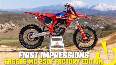 2023 GasGas MC 250F Factory Edition First Impressions YouTube