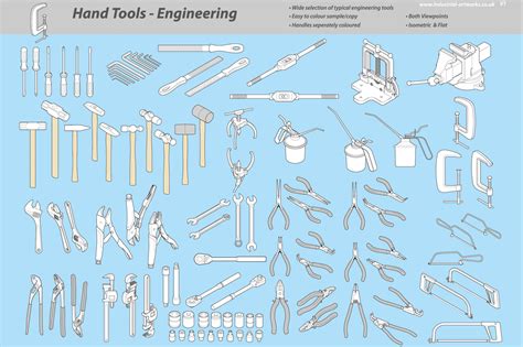 HandTools - Engineering | Custom-Designed Illustrations ~ Creative Market