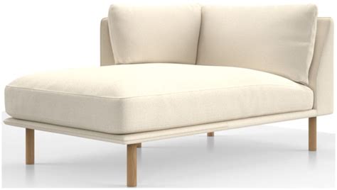 Wells Left Arm Chaise Lounge Crate Barrel Canada