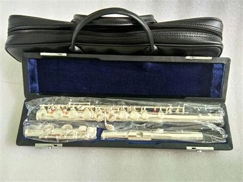 Silver Plated Flute Yfl Holes Closed C Key Flute Cupronickel