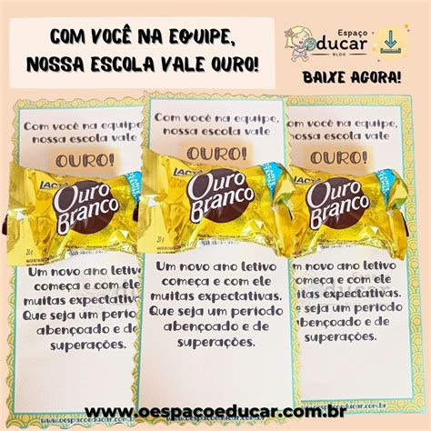 Volta às aulas você na equipe nossa escola vale ouro Blog