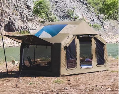 China Customized 4 Person Inflatable Tent Glamping Tent Manufacturers ...