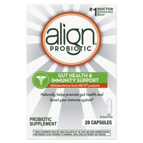 Align Gut Health And Immunity Support Probiotic Capsules 28 Ct Kroger