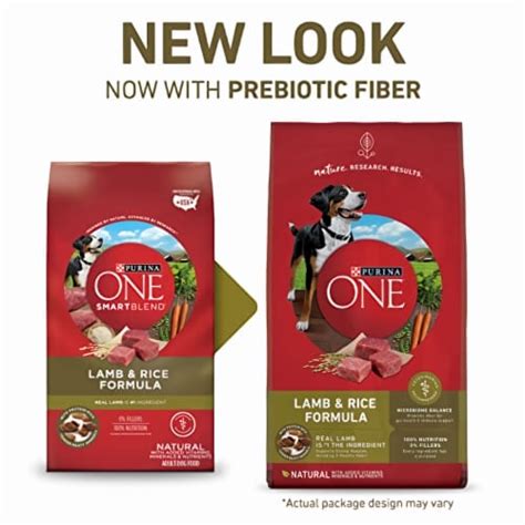 Purina One Natural Smartblend Lamb And Rice Formula Dry Dog Food Pack Of