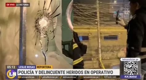 Policía y delincuentes se enfrentan balazos en operativo Latina