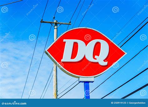 Dq Dairy Queen Sign Editorial Image Image Of Fast Tourism 250919125