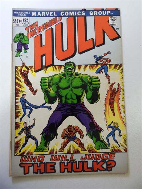 The Incredible Hulk 152 1972 FN Condition Comic Books Bronze Age