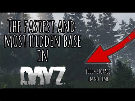 The Best Fastest And Most Invisible Base In Dayz Xbox Playstation Pc