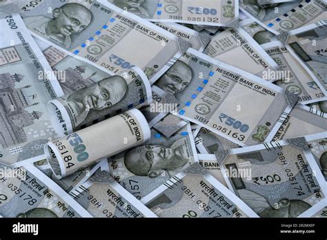16 May 2023 Pune India Indian Currency 500 Rupees Banknotes