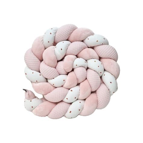 Tresse De Lit Rose Petits Coeurs Tour De Lit Tress Les Tresses