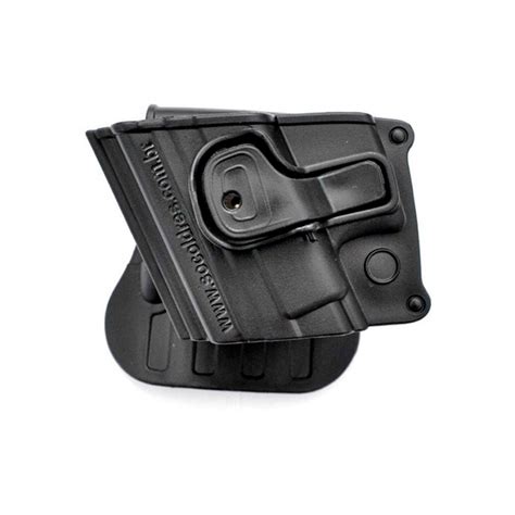 Coldre Universal Canhoto Glock Taurus Sc C Preto Bravo Aventura