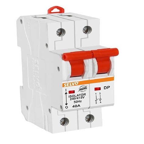 White Selvo A Double Pole Isolator At Best Price In Noida Selvo