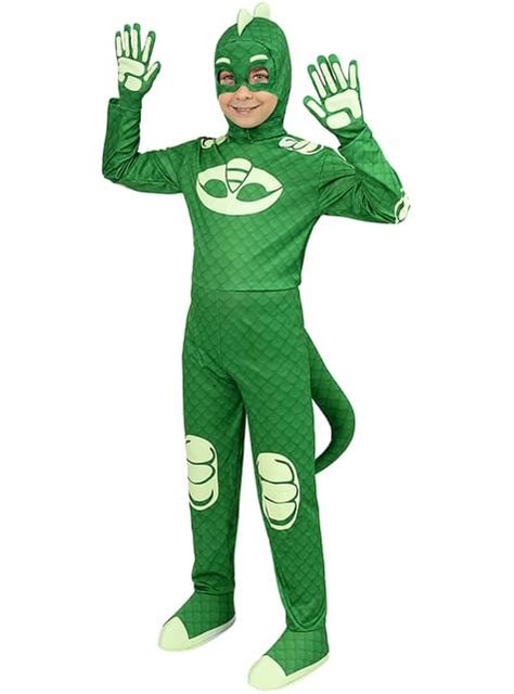 Costume di Geco PJ Masks deluxe per bambini I più divertenti Funidelia