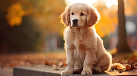 Lindo Beb Golden Retriever Foto Premium