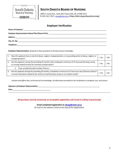 South Dakota Cna Lapsed Reinstatement Application Fill Out Sign