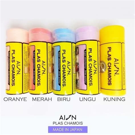 Jual Kain Lap Kanebo Aion Lap Plas Chamois Serap Air Cuci Mobil Motor