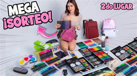 SORTEO DE REGRESO A CLASES 2do LUGAR TE VOY A REGALAR ÚTILES QUÉ