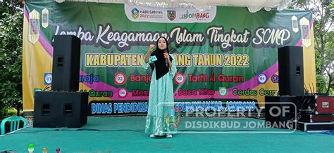 Disdikbud Jombang Gelar Lomba Keagamaan Islam Jenjang Smp Tahun