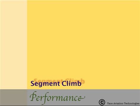 Segment Climb Performance Ppt