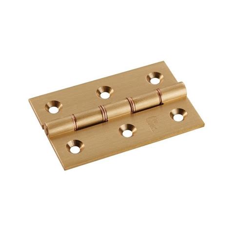 Carlisle Brass Hdpbw21sb Double Phosphor Bronze Washered Butt Hinge Satin Brass 76mm X 50mm X 2