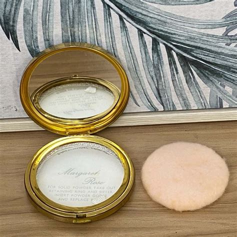 Margaret Rose Vintage Powder Compact S