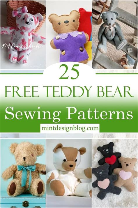 Bear Patterns Free Sewing Artofit