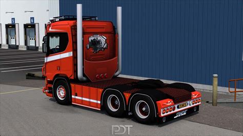 Scania R650 Trailer Kleinjan Transport V12 1 49 ETS2 Mods Euro