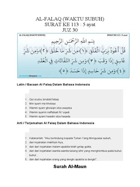 Detail Surat Al Maun Latin Dan Artinya Koleksi Nomer 9