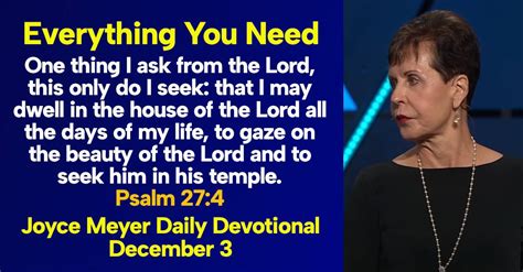 Joyce Meyer Daily Devotional December Everything You Need