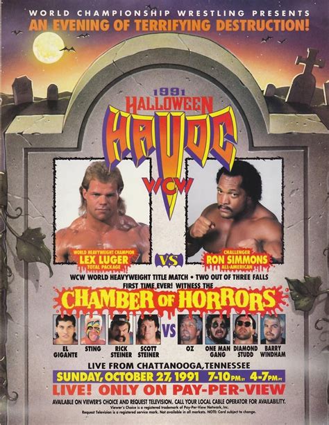 Wcw Halloween Havoc Dvd Planet Store