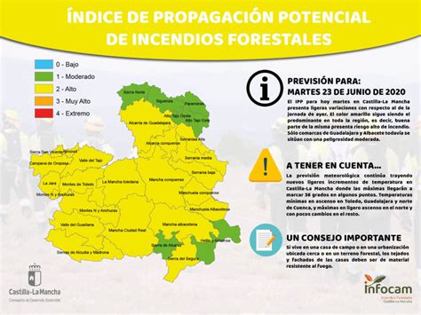 El Riesgo Alto De Incendios Se Extiende A Casi Toda Castilla La Mancha