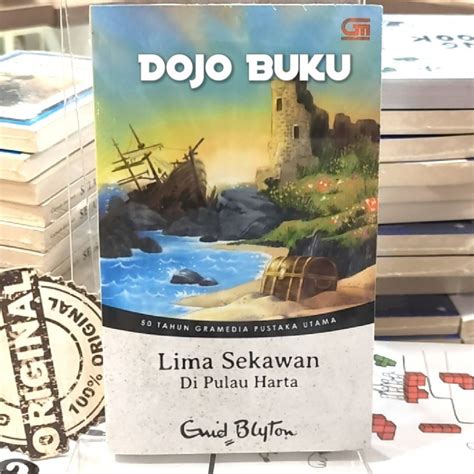 Jual Novel Lima Sekawan Di Pulau Harta Edisi Cover Spesial HUT GPU 50