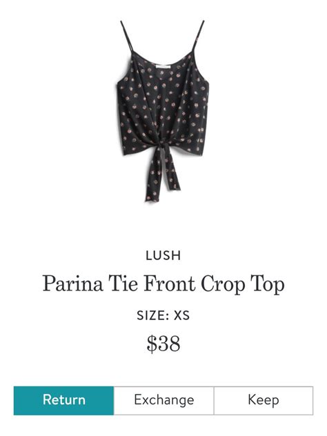 Pin By The Spiffy Cookie On My Stitch Fix Items Tie Front Crop Top