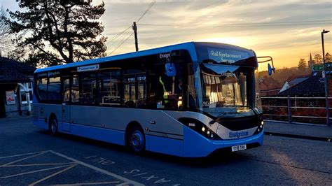 Impressive Ensignbus Enviro 200mmc On A Rail Rep YY18 THU YouTube