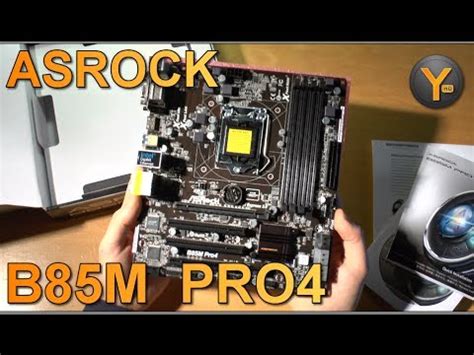 First Look: ASRock B85M Pro4 µATX Micro ATX Mainboard (Sockel 1150 ...