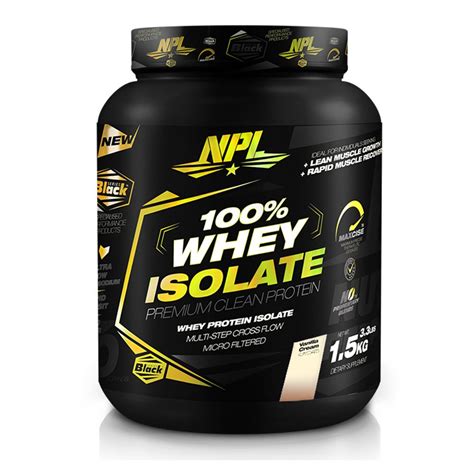 Npl Whey Protein Isolate Vanilla Cream Kg Buy Online In