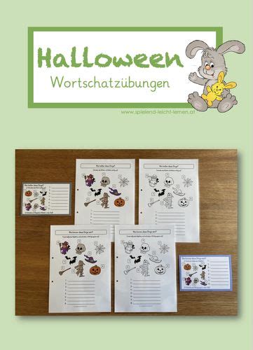 Das Material Besteht U A Aus 2 Karteikarten Zum Thema Halloween Auf