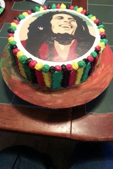 Tropical Delight Bob Marley Cake