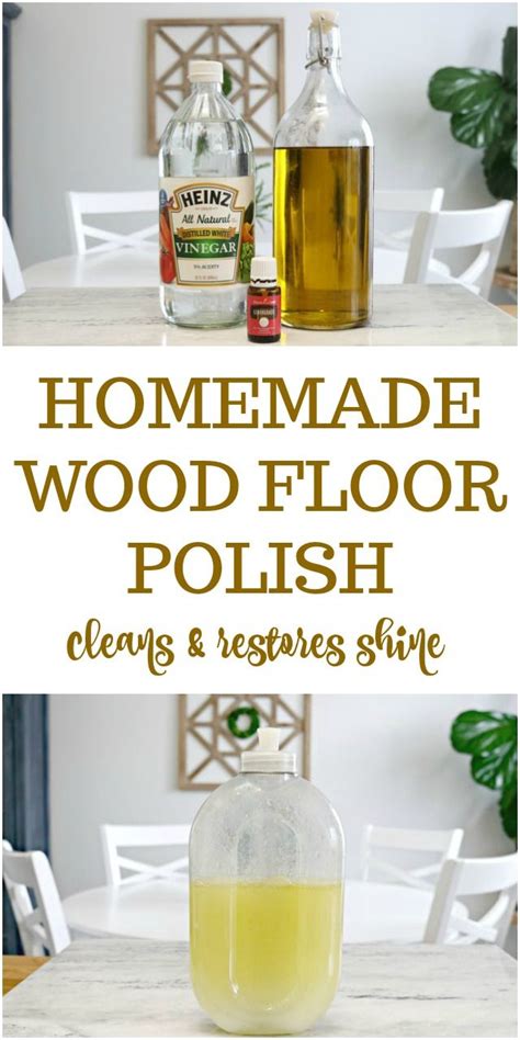 🌿 3 Ingredient Wood Floor Polish 🌟 Diy Shine At Home Diy Wood Floor