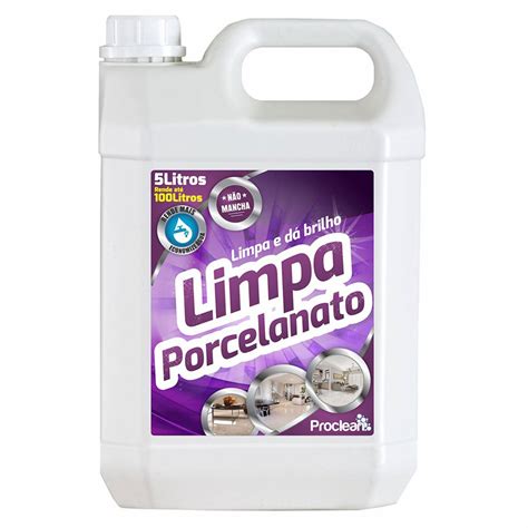 Limpador Alcalino Para Porcelanato 5L PROCLEAN PCPO5L