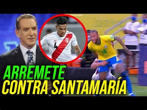 BRASIL VS PERU EDDIE FLEISCHMAN Y SU DURA CRÍTICA A ANDERSON SANTAMARÍA