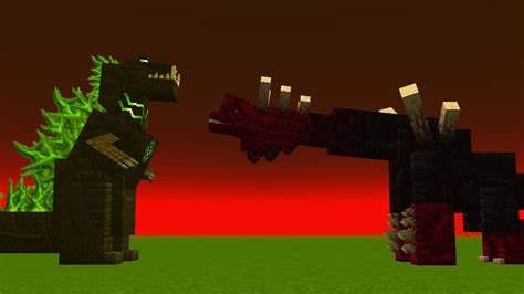 Tremorzilla Vs Luxtructosaurus Minecraft Mob Battle Alex Cave