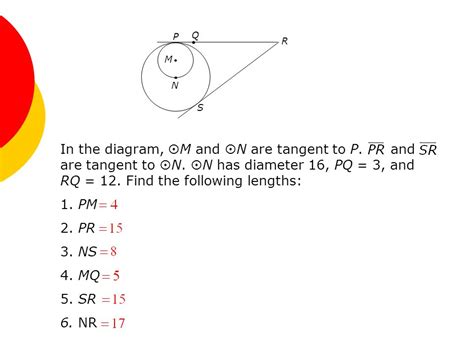 9 2 Tangents Theorem 9 1 P 333 Ppt Download