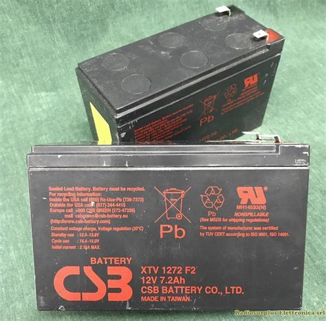 Batteria Ermetica Al Piombo Csb Xtv F Volt Ah Ebay