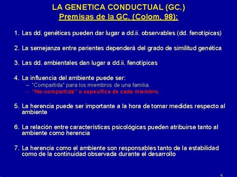 Determinantes Geneticos Vs Ambientales De La Personalidad Tema