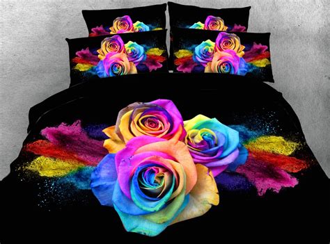 Beauty Roses 3d Printed Comforters Bedding Sets Quilt Duvet Cover Bed Sheets Twin Full Queen