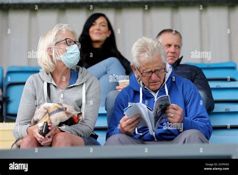 Whitby Town fans at the pre-season friendly match at the Towbar Express ...