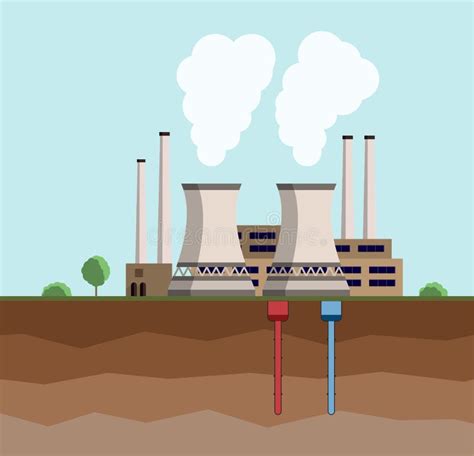 Concept D énergie Géothermique Maison écologique Avec La Génération